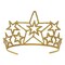 Party Central Club Pack of 6 Glittered Star Women Adult Tiara Costume Accessories - One Size